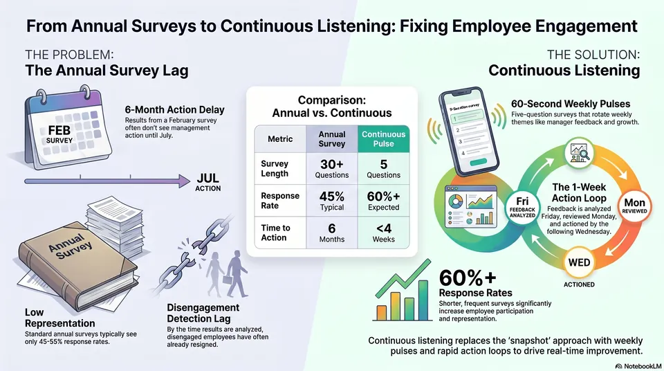 Annual Engagement Surveys Dont Work Heres What Does