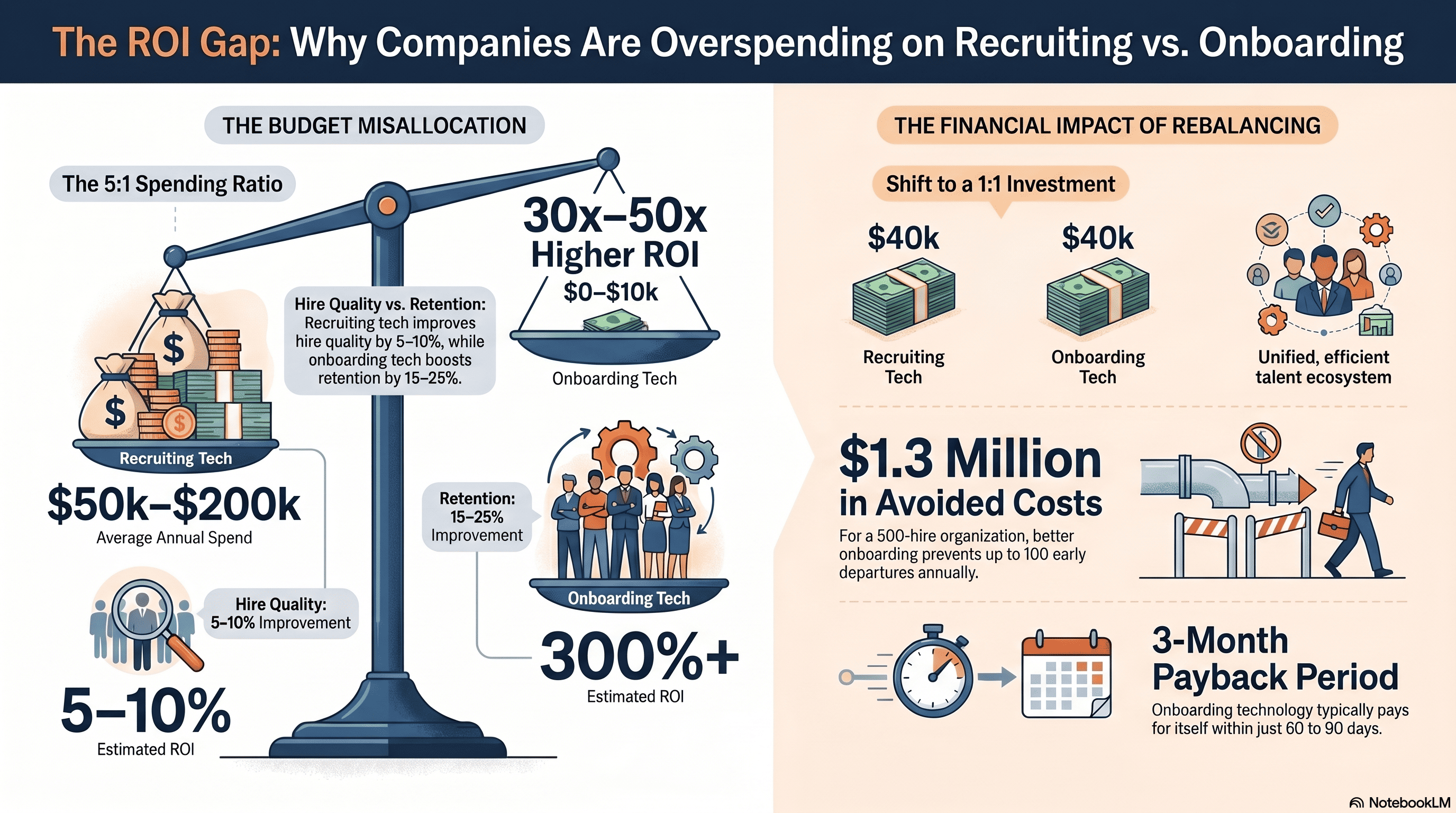 Companies Are Spending on the Wrong Thing: TA Tech vs. Onboarding Investment