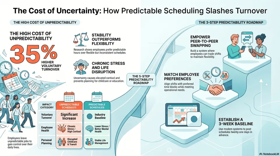 Unpredictable Schedules Are Driving 35 Percent Higher Turnover Heres the Fix