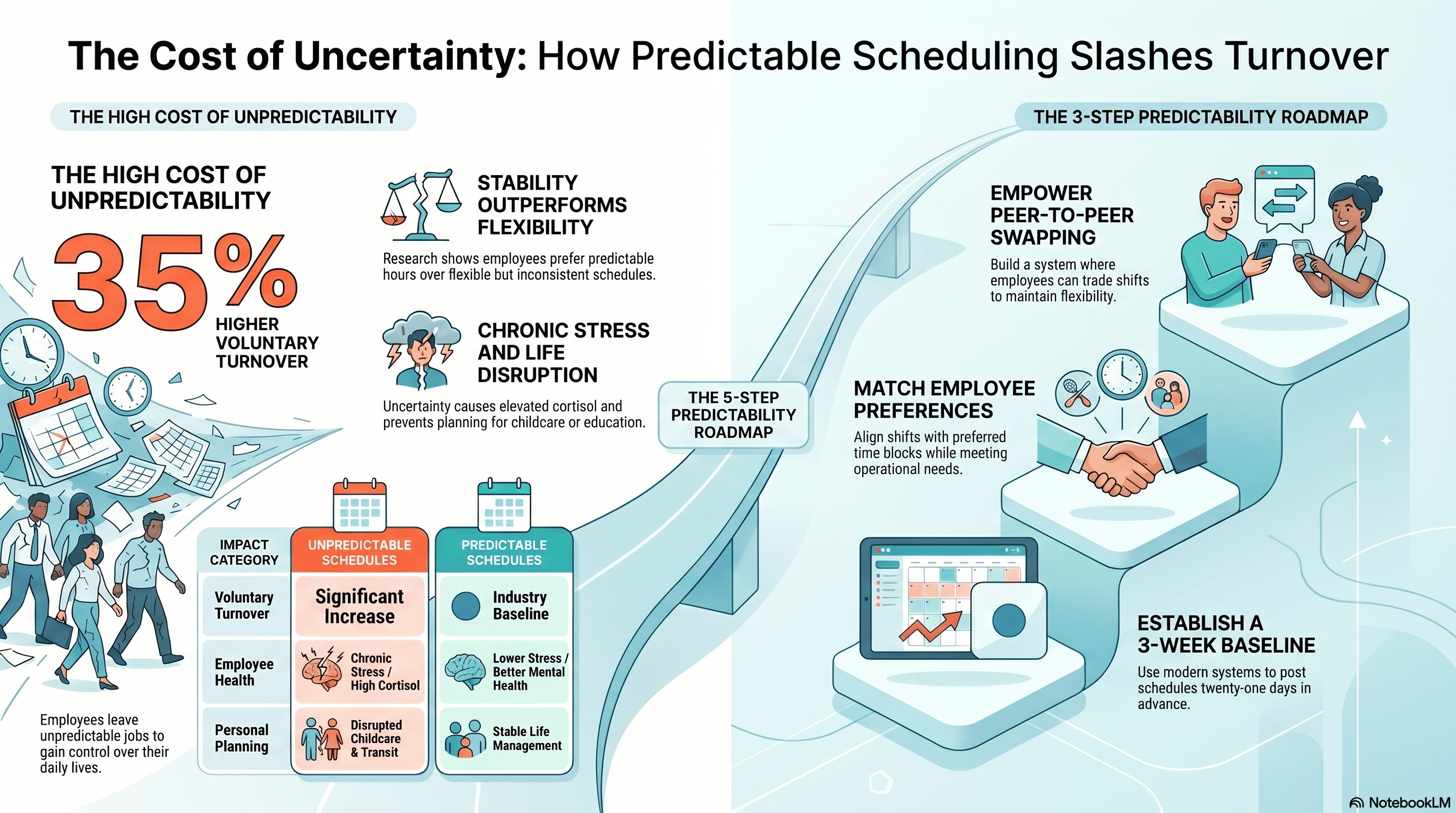 Unpredictable Schedules Are Driving 35 Percent Higher Turnover Heres the Fix