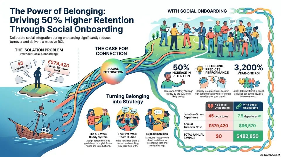 Make Onboarding Social: How Team Connection Drives 50% Higher Retention