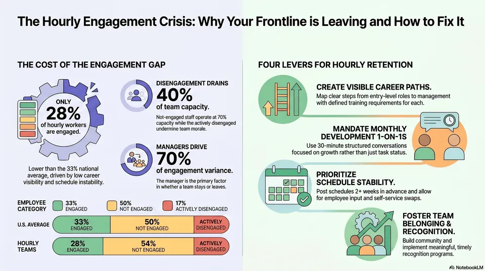Only 33 Percent of US Employees Are Engaged at Work What That Means for Hourly Teams