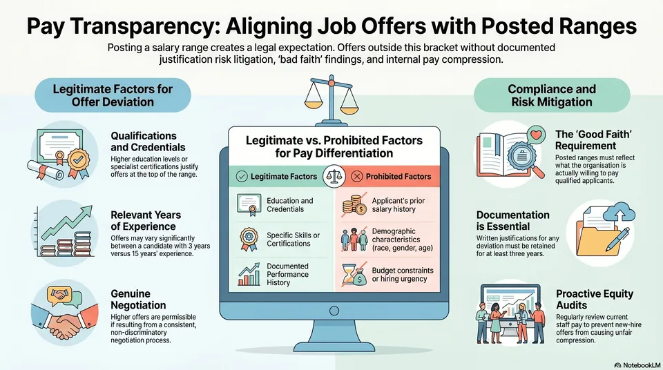 Ensuring Actual Job Offers Align with Posted Pay Ranges