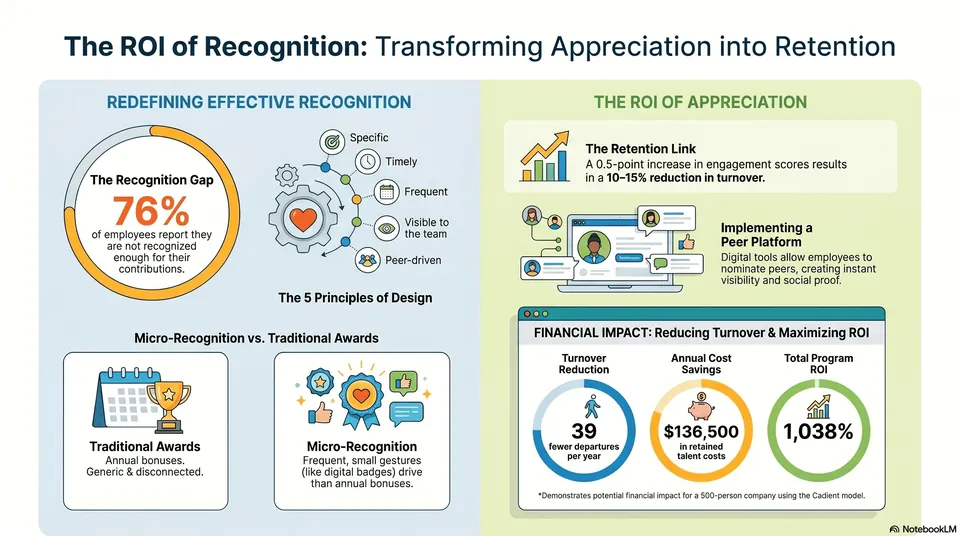 Recognition Programmes The Low-Cost Retention Tool With 4x ROI