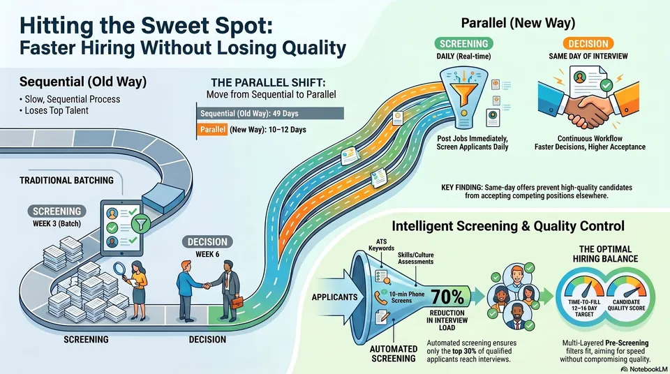 Reducing Time-to-Fill Without Sacrificing Quality