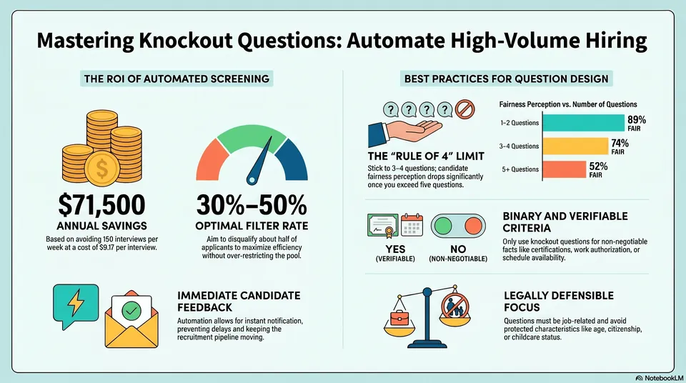 Knockout Questions How to Filter 50 Percent of Unqualified Applicants Automatically