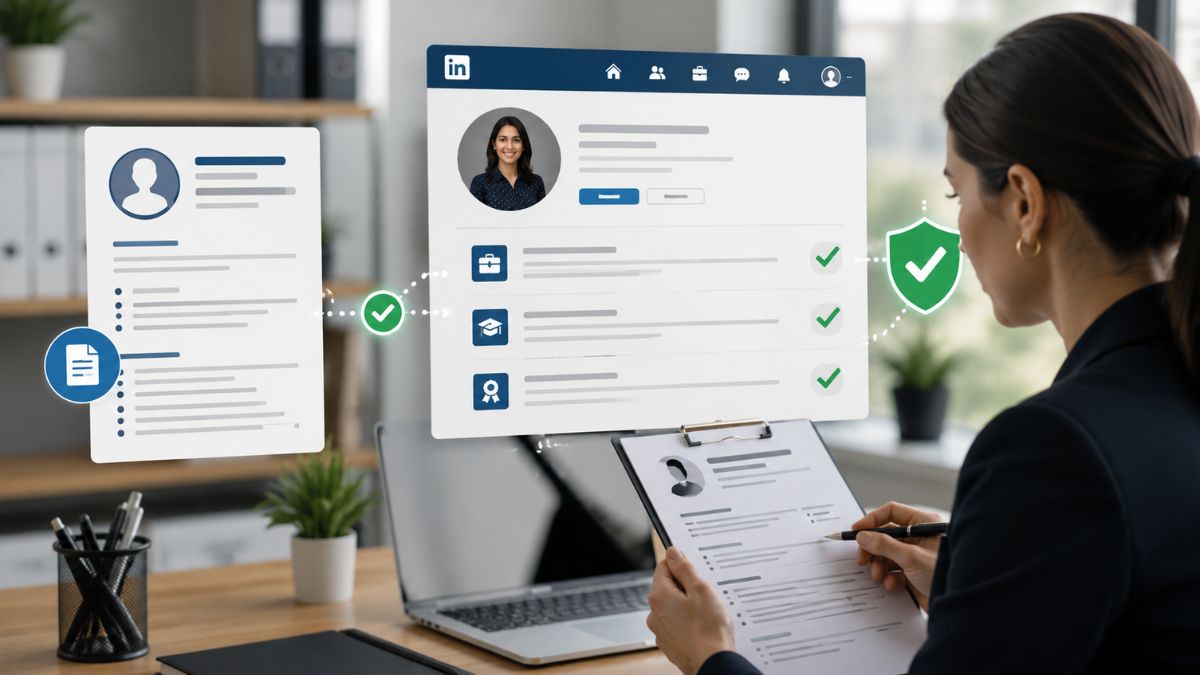 How to Verify a Candidate's LinkedIn Profile Against Their Resume