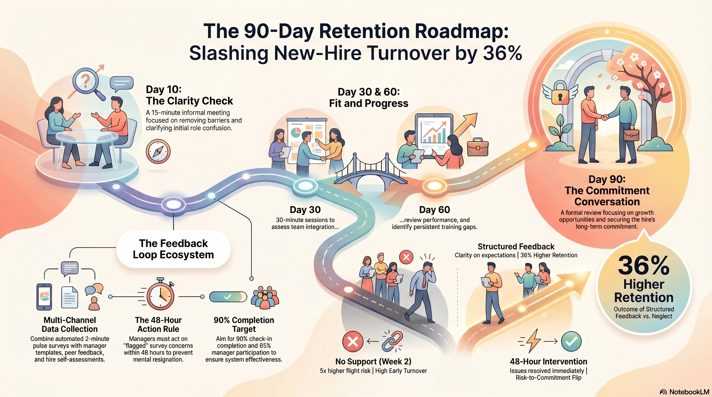 Frontline Feedback Loops: How to Reduce New-Hire Turnover by 36%