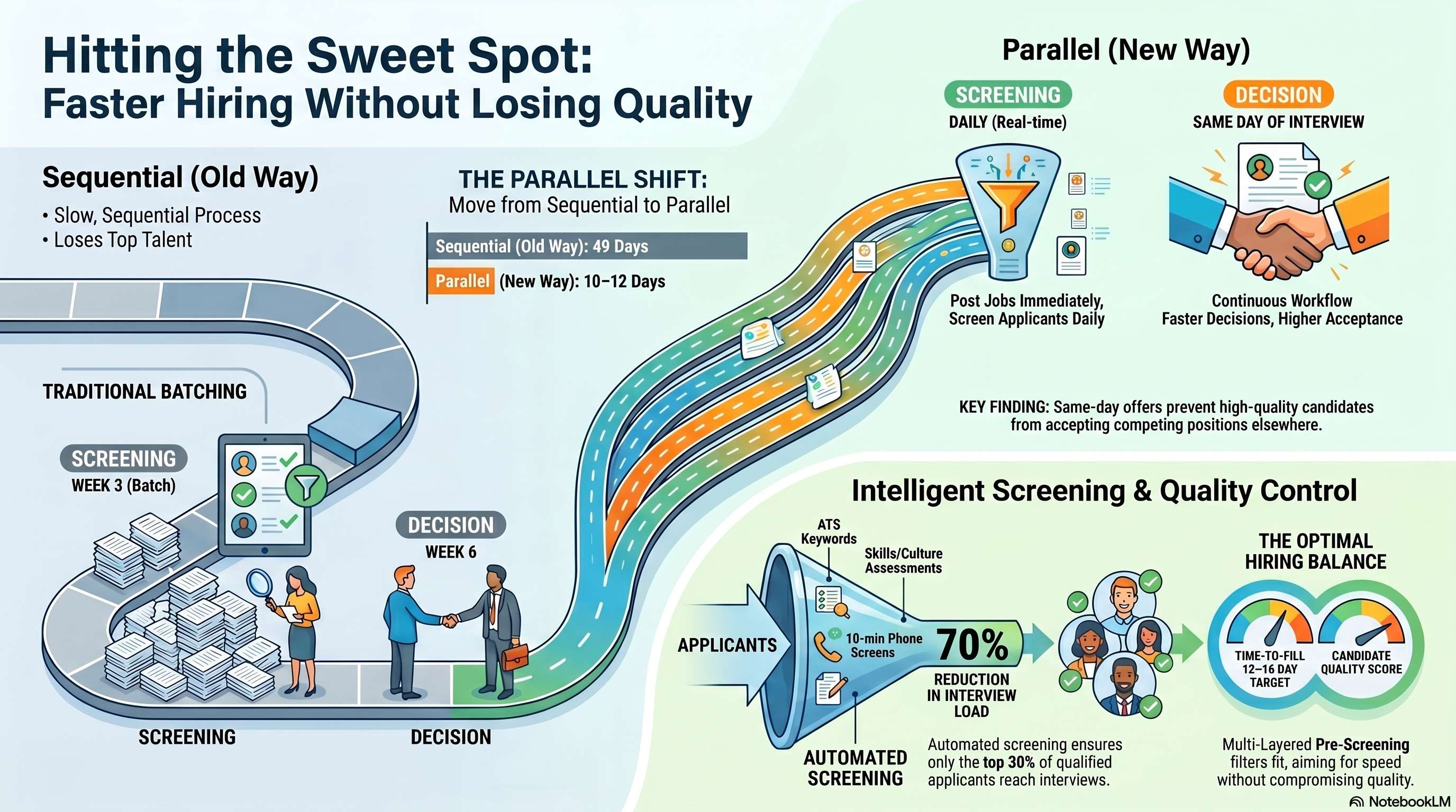 Reducing Time-to-Fill Without Sacrificing Quality