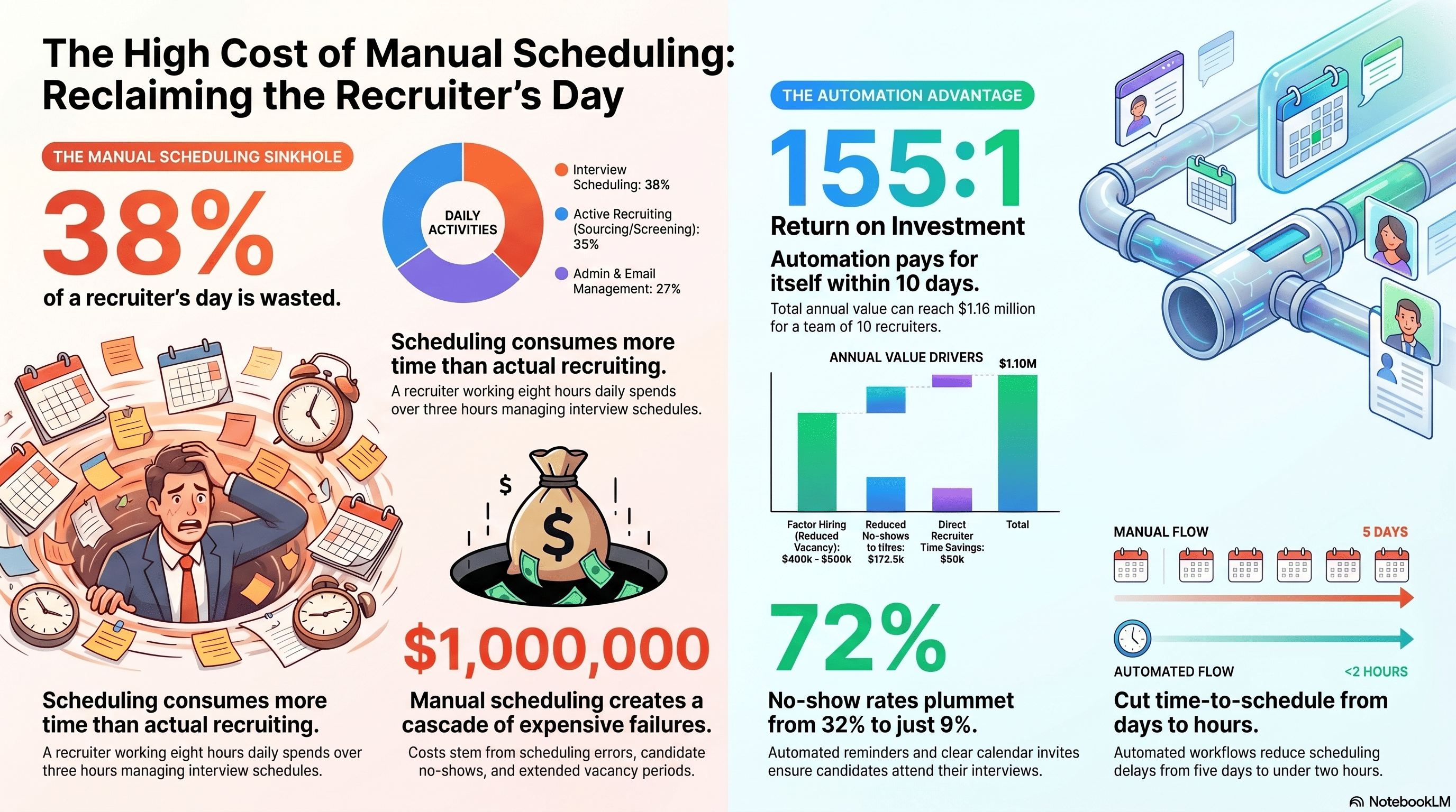 38 Percent of Your Recruiter's Day Is Wasted on Scheduling
