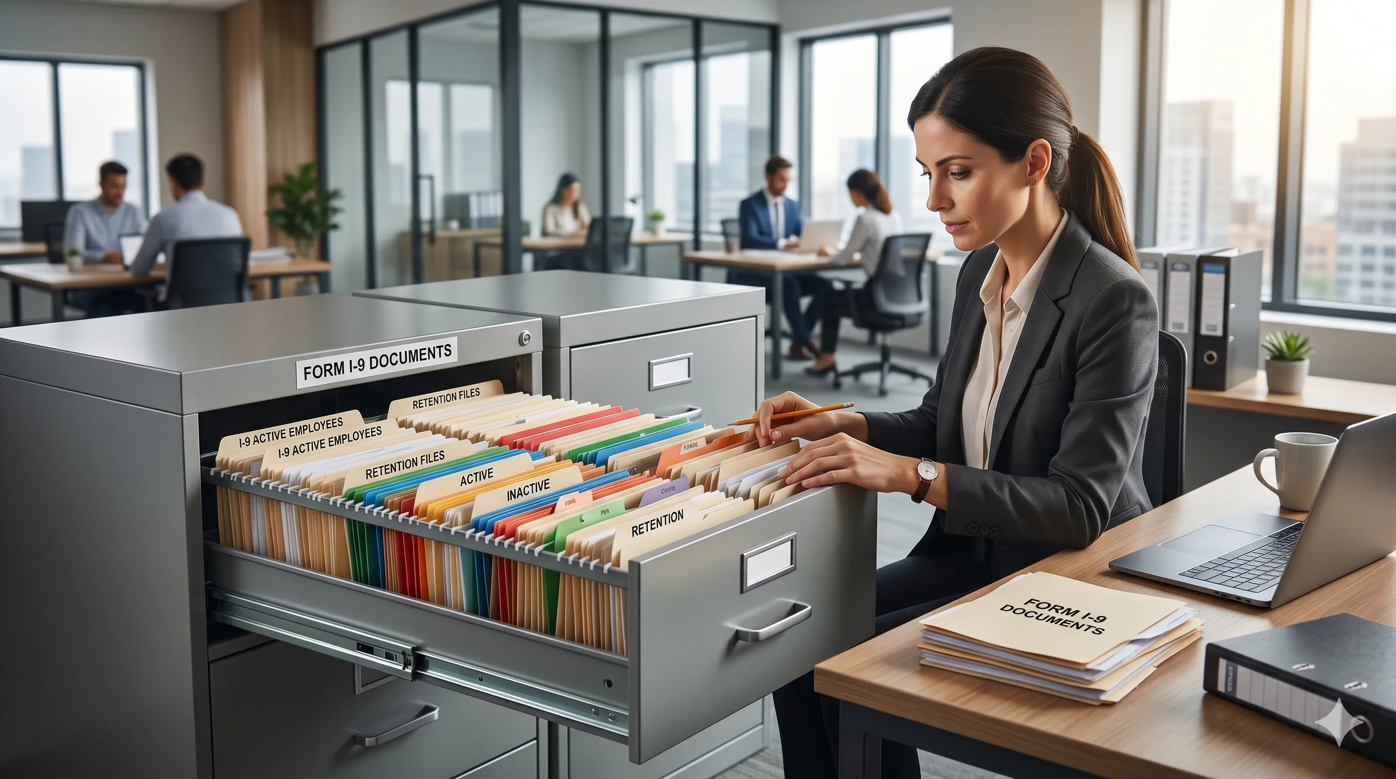 Proper Storage, Separation, and Retention of Form I-9 Documents